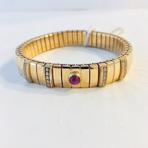 Ruby Nomination Extension Golden Bracelet